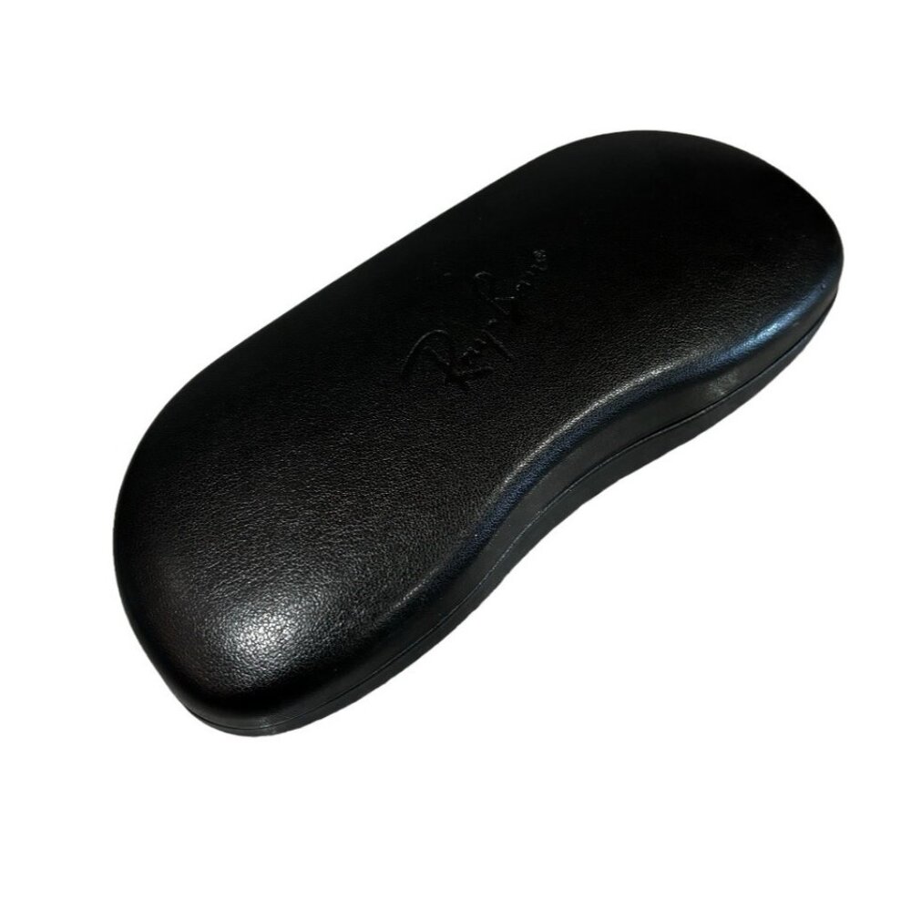 Ray Ban Eyeglasses / Sunglasses hard Case Clamshell Hinged Excellent Black